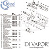 Ideal Standard Connect Air Concept Air Chrome Wall Mounted Basin Mixer Tap Spares